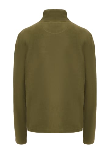 keepsuwarm Herren Fleecepullover in Khaki