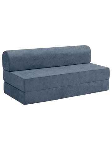 58 aufm Kessel FALTSOFA Katusha Flachgewebe blau