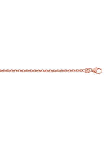 Adeliás Damen 925 Silber Anker Halskette Ø 1,6 mm in rose