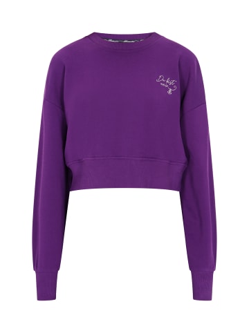 DreiMaster Damen Sweatshirt in Dunkellila