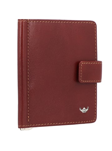 Golden Head Colorado Kreditkartenetui Leder 8,5 cm mit Geldscheinklammer tabacco