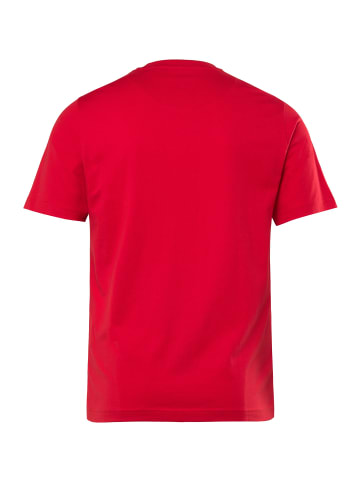 Men Plus Kurzarm T-Shirt in rot
