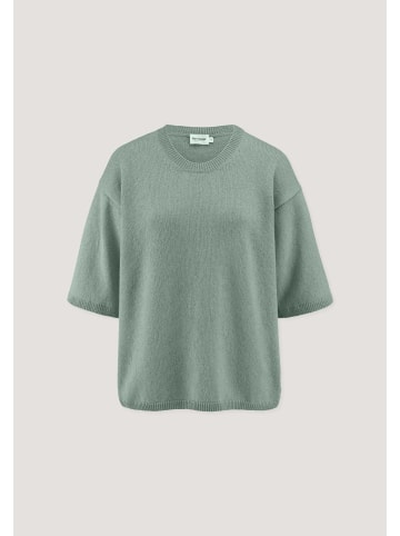 Hessnatur Strick Pullover Oversize in nebelblau