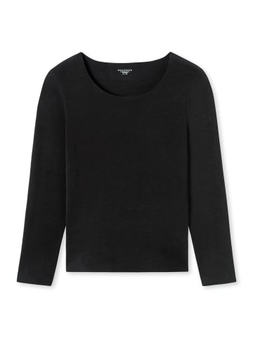 Schiesser Unterziehshirt Invisible Soft Warming in Schwarz