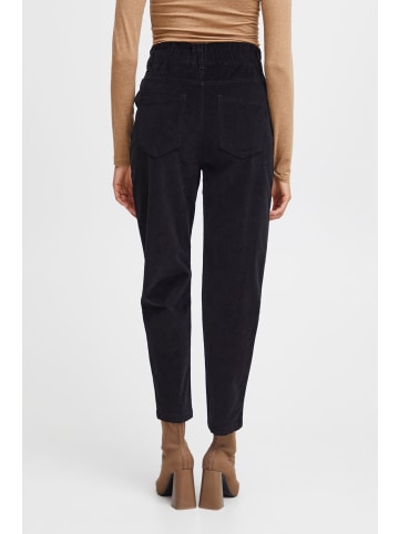b. young BYEBELINE ELA PANTS - CORDUROY Loose fit in Black