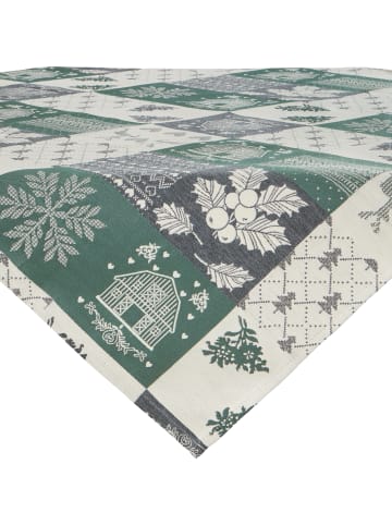 Erwin Müller Jacquard Mitteldecke in grün