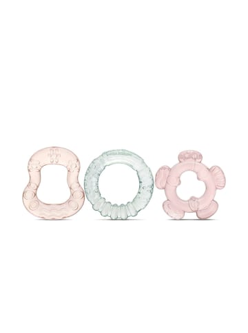 BABY CARE Beißring 3er Set in rosa