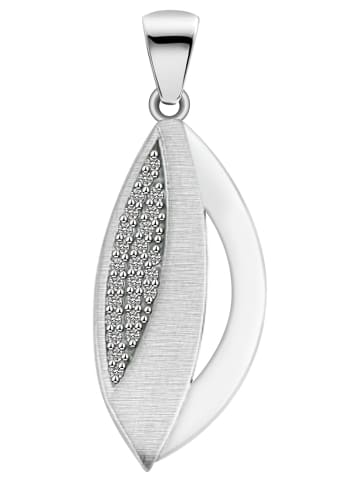 Adeliás Damen Anhänger aus 925 Silber mit Zirkonia in silber