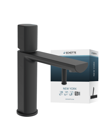 Franz Joseph Schütte NEW YORK Waschtischarmatur, Schwarz matt