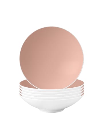 Seltmann Weiden 6er Set Suppenteller Life Fashion in ø 20 cm in Posh Rose