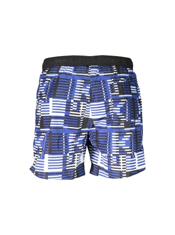 Karl Lagerfeld Blaue Polyester-Badeshorts