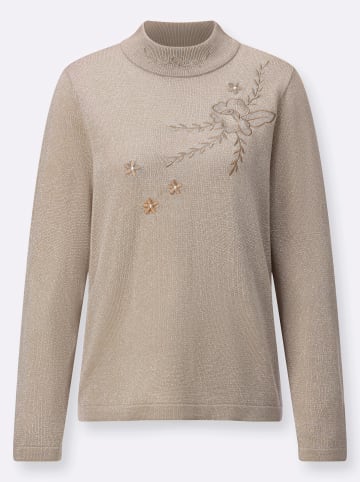 WITT WEIDEN Stehkragenpullover in beige