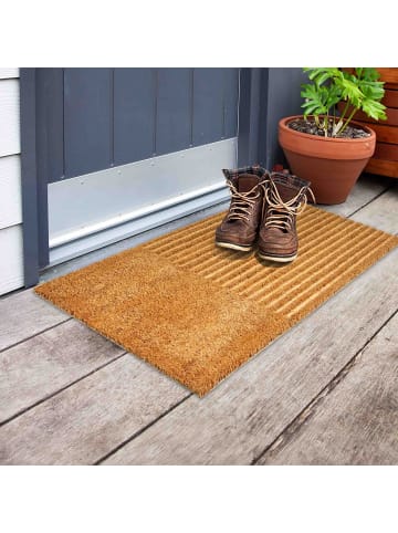 Astra Fußmatte für Innen und Außen COCO SHAPE 2ER SET 2 in Beige