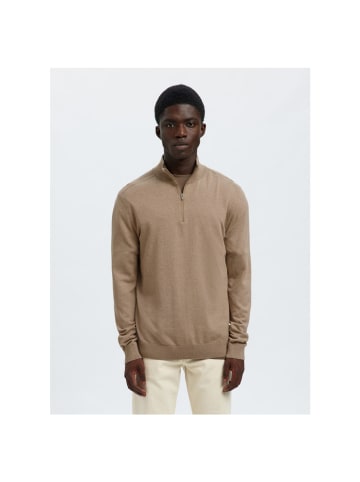 Selected Pullover in savannah tan