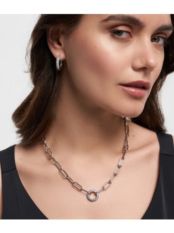 Tamaris Kette Halskette - Glitter Donuts in silber