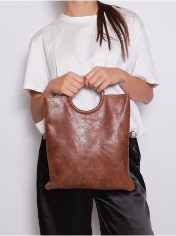 Gave Lux Handbag in COGNAC