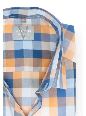 MARVELIS Comfort Fit Businesshemd in Orange