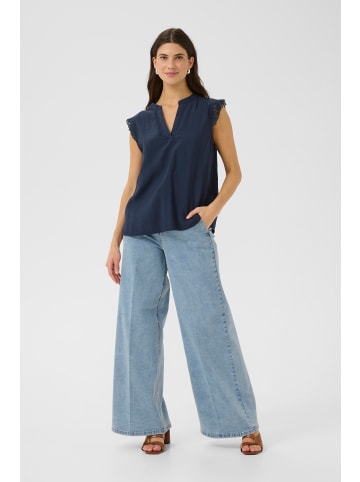 Cream Ärmellose Bluse CRFrammy Straight fit in Navy Blazer