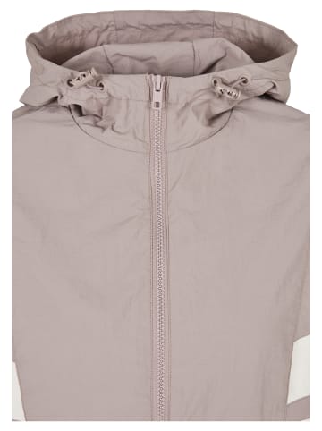 Urban Classics Urban Classics Damen Ladies Crinkle Batwing Jacket in duskrose/whitesand