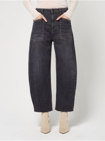 GANG JEANS 94ODINA O-Shape Fit Relax-fit-Jeans in Detached Black Wash