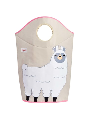 3 Sprouts Wäschekorb Lama
