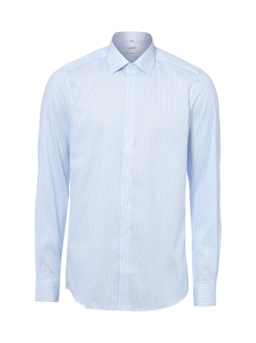 OLYMP Hemd in hellblau weiß