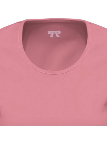 Ammann Single-Jersey Langarmshirt Uni in altrosa