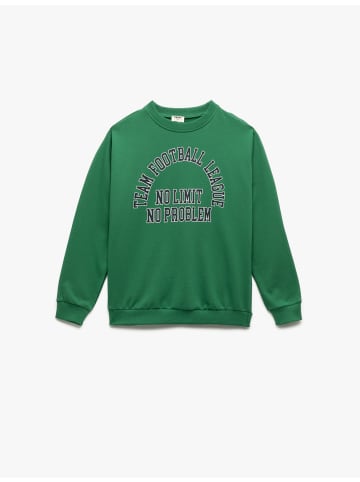 KOTON SWEATSHIRTS in Grün