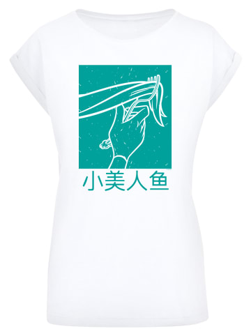 F4NT4STIC T-Shirt Disney Arielle Arielle Hair Stroke in weiß