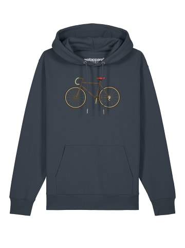 wat? Apparel Sweatshirt Fahrrad in India Ink Grey
