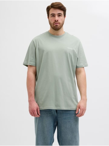 JACK & JONES PLUS T-shirt in Iceberg Green