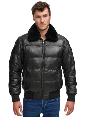 Tazzio Lederjacke "A806" - in Schwarz