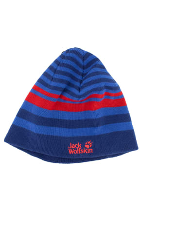 Jack Wolfskin Accessoires Cross Knit Cap Roy beanie in Blau