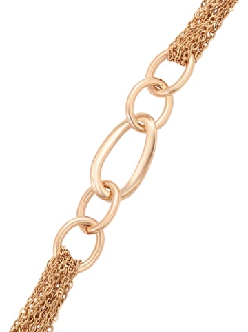 faina Women Multi-Chain Bracelet in Rose Gold