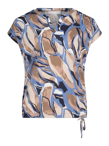 BETTY & CO Casual-Shirt mit Tunnelzug in Nature/Blue