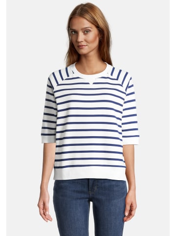 salzhaut Sweatshirt MÖLLE Offwhite-Ultramarine