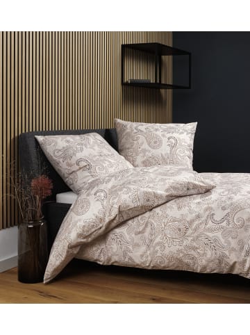 Janine Baumwoll Bettwäsche Cortina in kupfer mocha 2