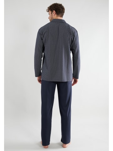 Götzburg Pyjama Manhattan in Navy
