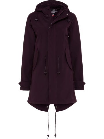 BMS Sailing Wear Damenmantel aus Softshell in beere atmugnsaktiv