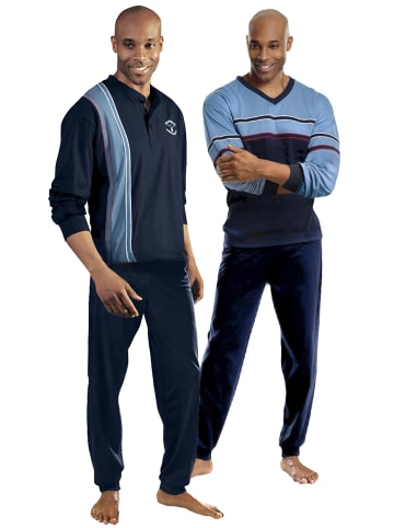 LE JOGGER Pyjama in blau, marine