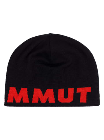 Mammut Mütze in Schwarz