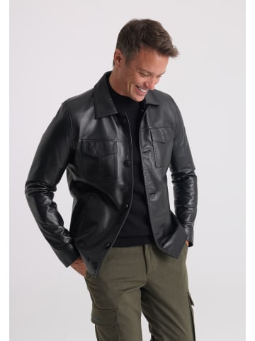 Felix Hardy Lederjacke in Schwarz