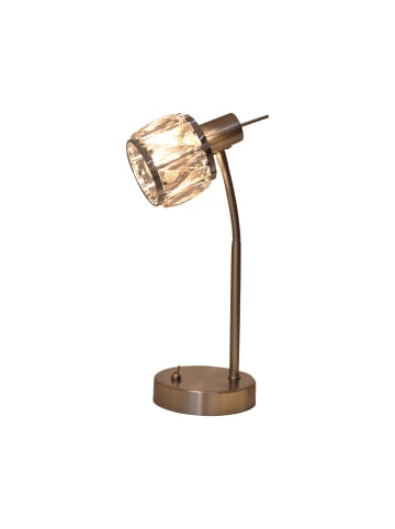 näve LED Tischleuchte "JOSEFA" in stahl-blank - EEK F