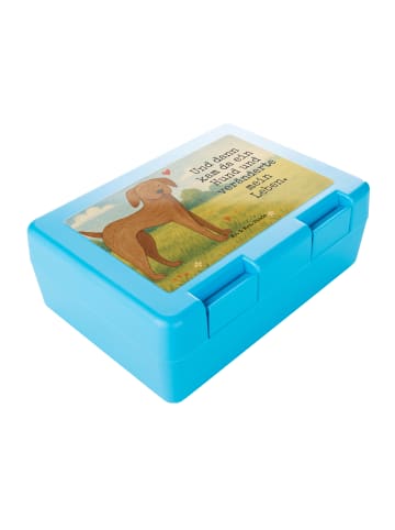 Mr. & Mrs. Panda Snackbox Hund Dogge Design mit Spruch in Weiß