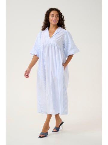 CULTURE Kleid CUbeha Loose fit in Blue/white Stripe
