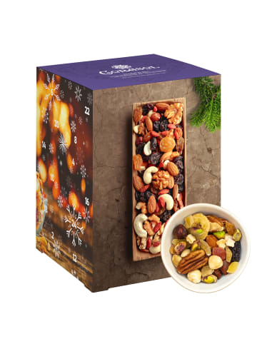 CORASOL Frucht-Nuss-Mix Adventskalender XL mit 24 fruchtigen Snacks