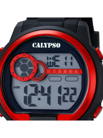 Calypso Digital-Armbanduhr Calypso Digital schwarz groß (ca. 40mm)