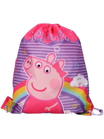 Peppa Pig Sportbeutel Wutz 44 x 37 cm | Peppa Pig | Turnbeutel | Schwimm-Tasche