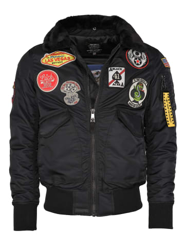TOP GUN Bomberjacke TG20213032 in schwarz