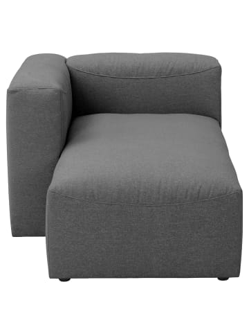 58 aufm Kessel LONGCHAIR Armlehne links Kattrina Flachgewebe anthrazit